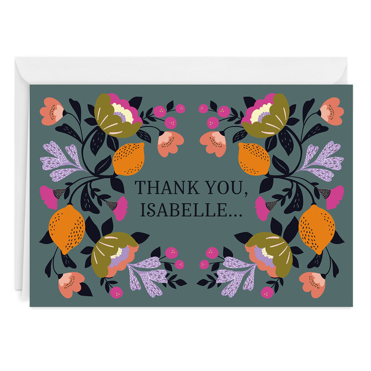 Lush Botanical Custom Card