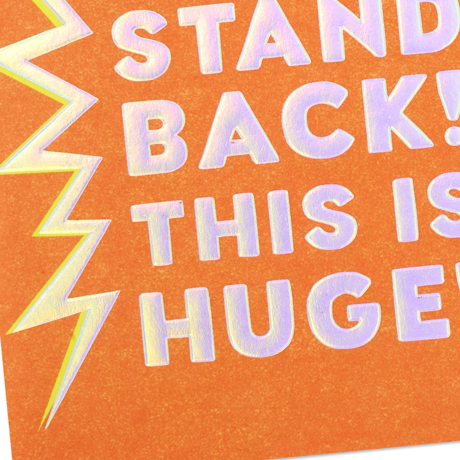 Number 11 and Lightning Bolts 11th Birthday Card Card Front Detail image number 5