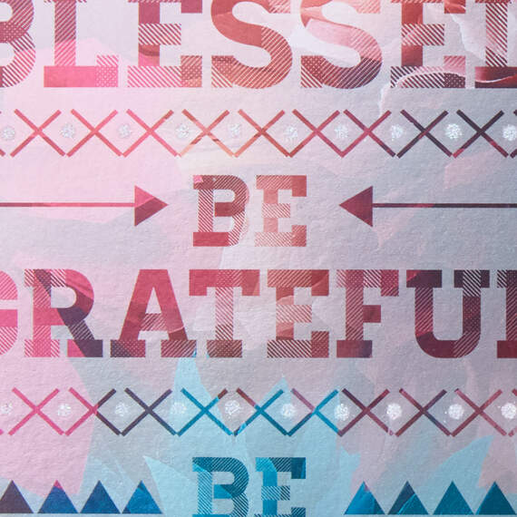 Be Blessed and Grateful Birthday Card, , large image number 4
