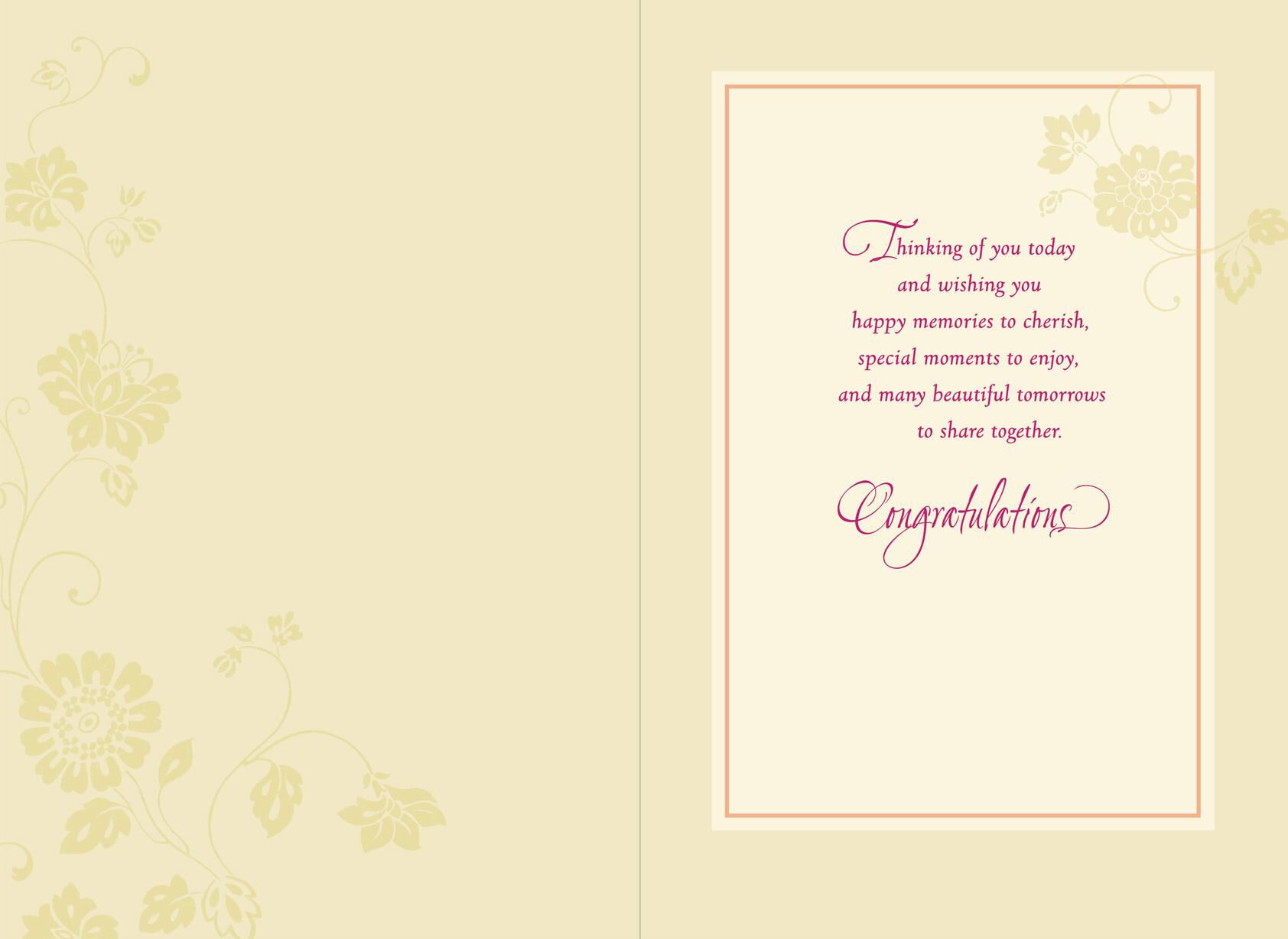 Sharing Beautiful Tomorrows Together Anniversary Card