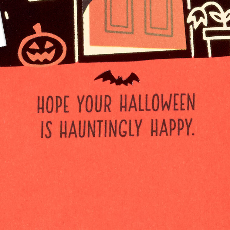 Haunted House Halloween Card, , large image number 3
