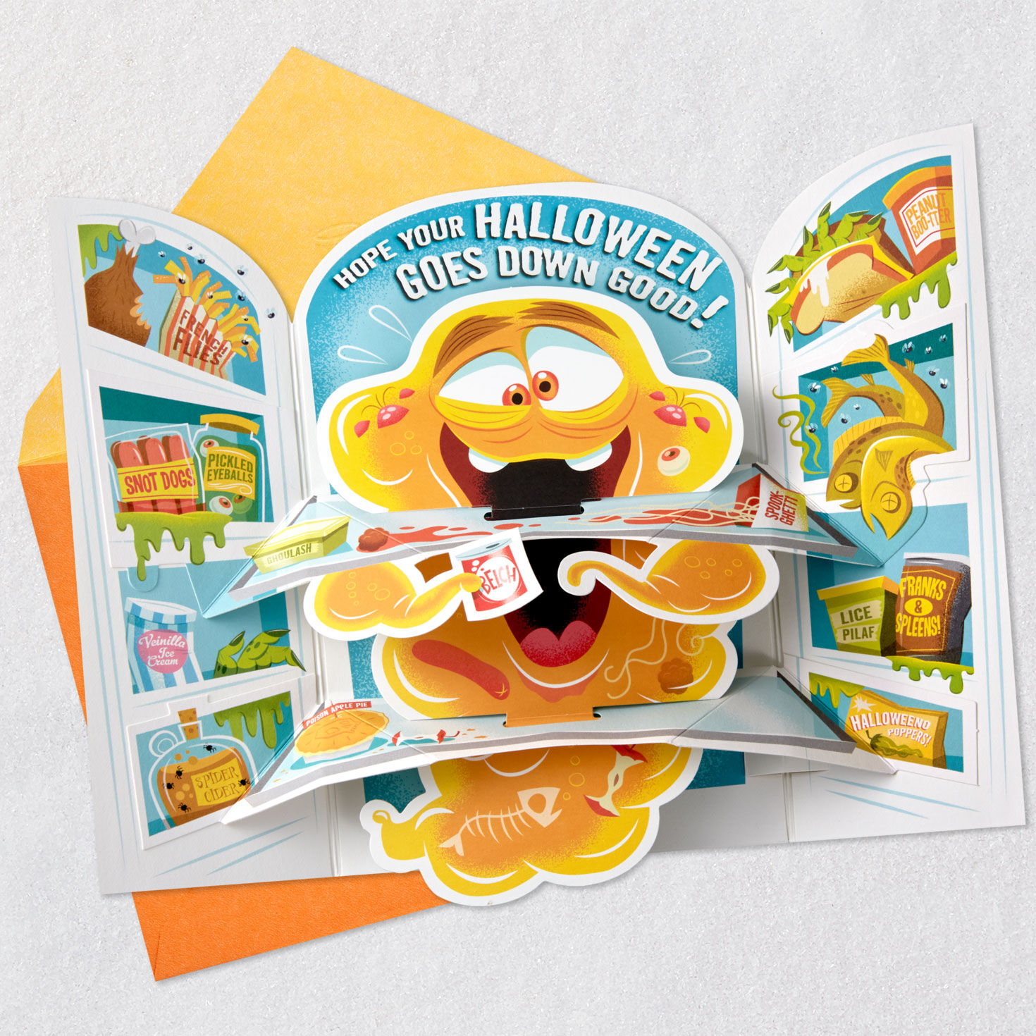Open at Your Own Risk Funny Pop-Up Halloween Card With Sound for only USD 8.99 | Hallmark