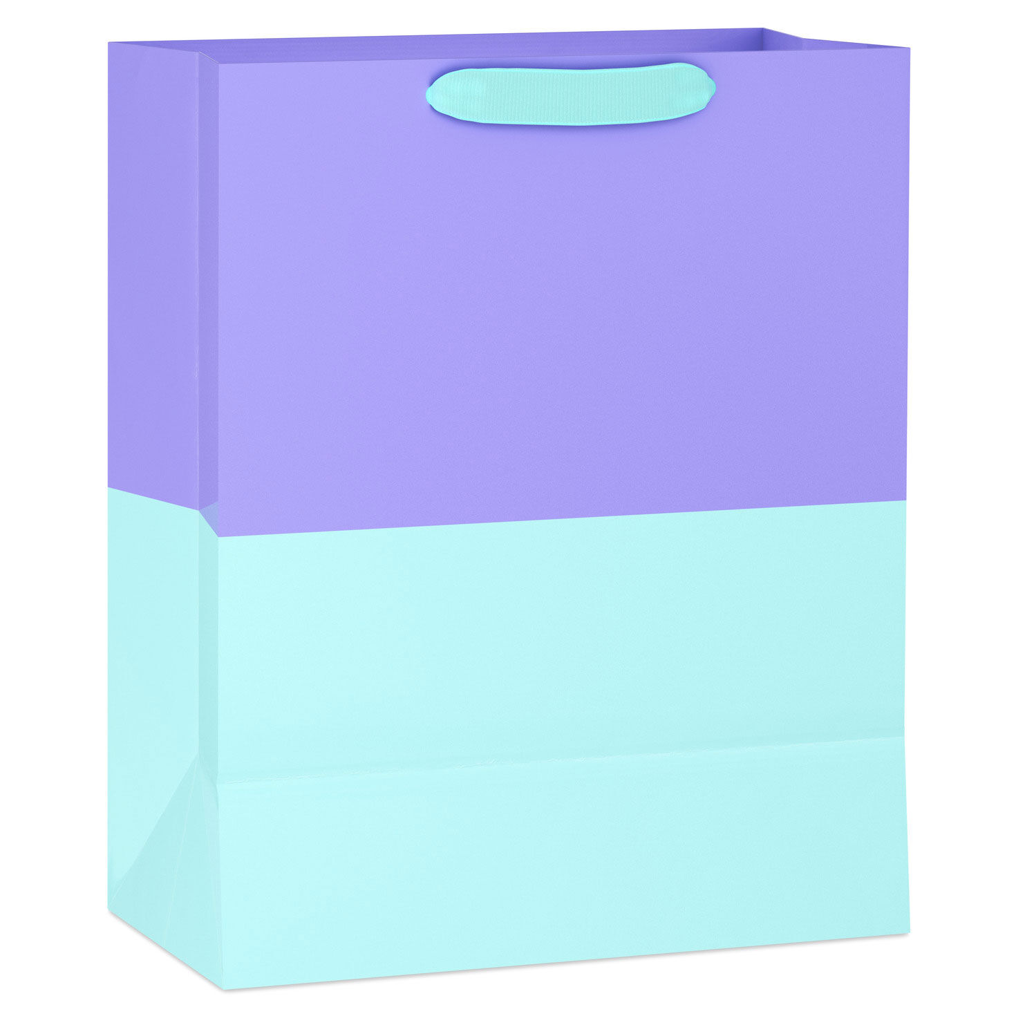 Lavender and Aqua Large Gift Bag back image number 6
