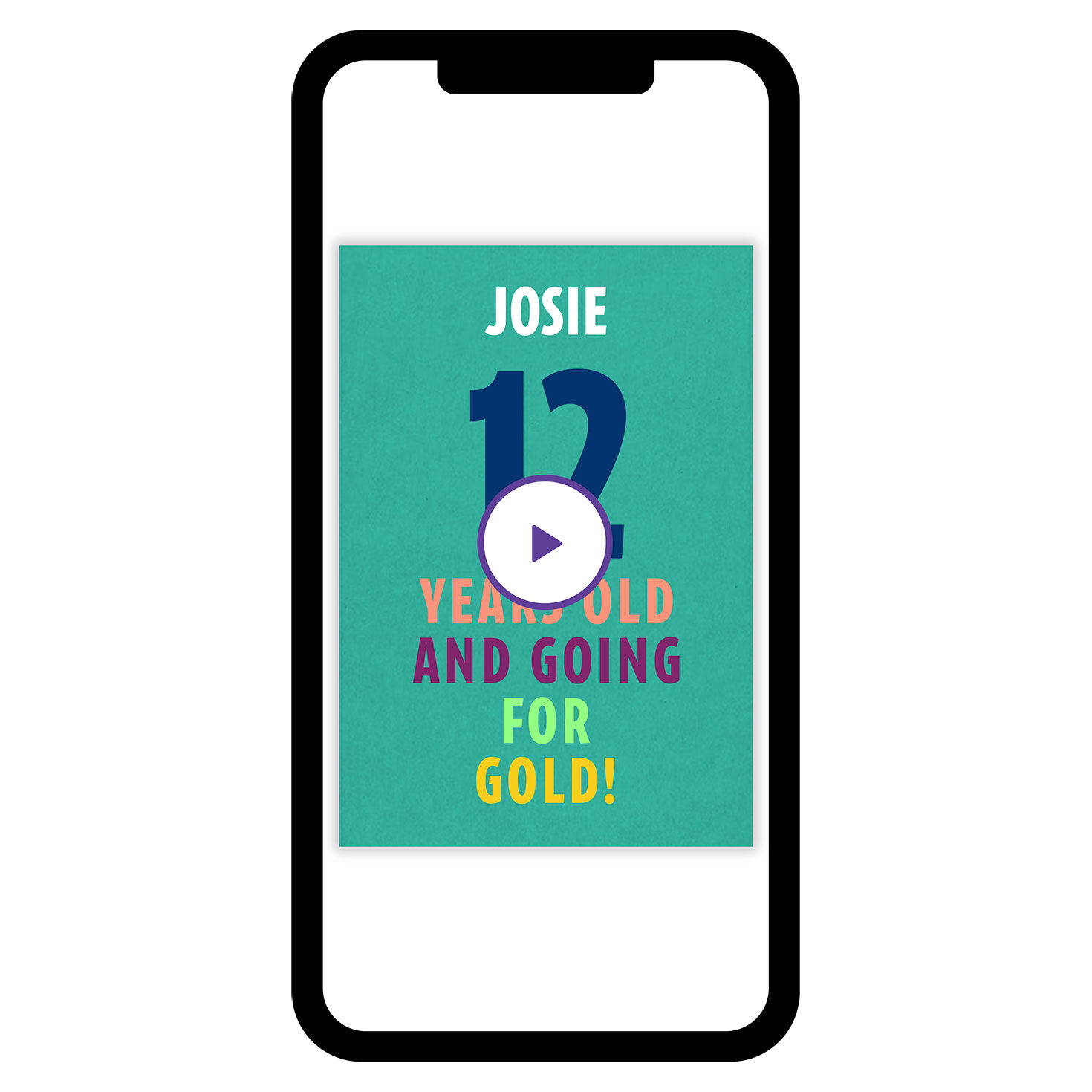 Going for Gold Birthday eCard