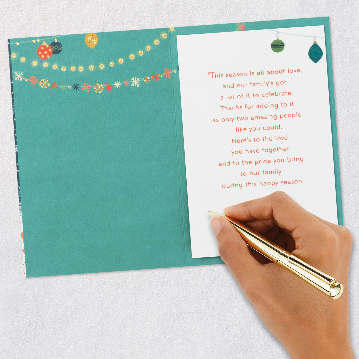 Hallmark Weihnachtskarte Für Sohn – 'For A Son Who Makes Christmas Snow Much Fun', Mit Schneemann, 22,8x15,9 Cm