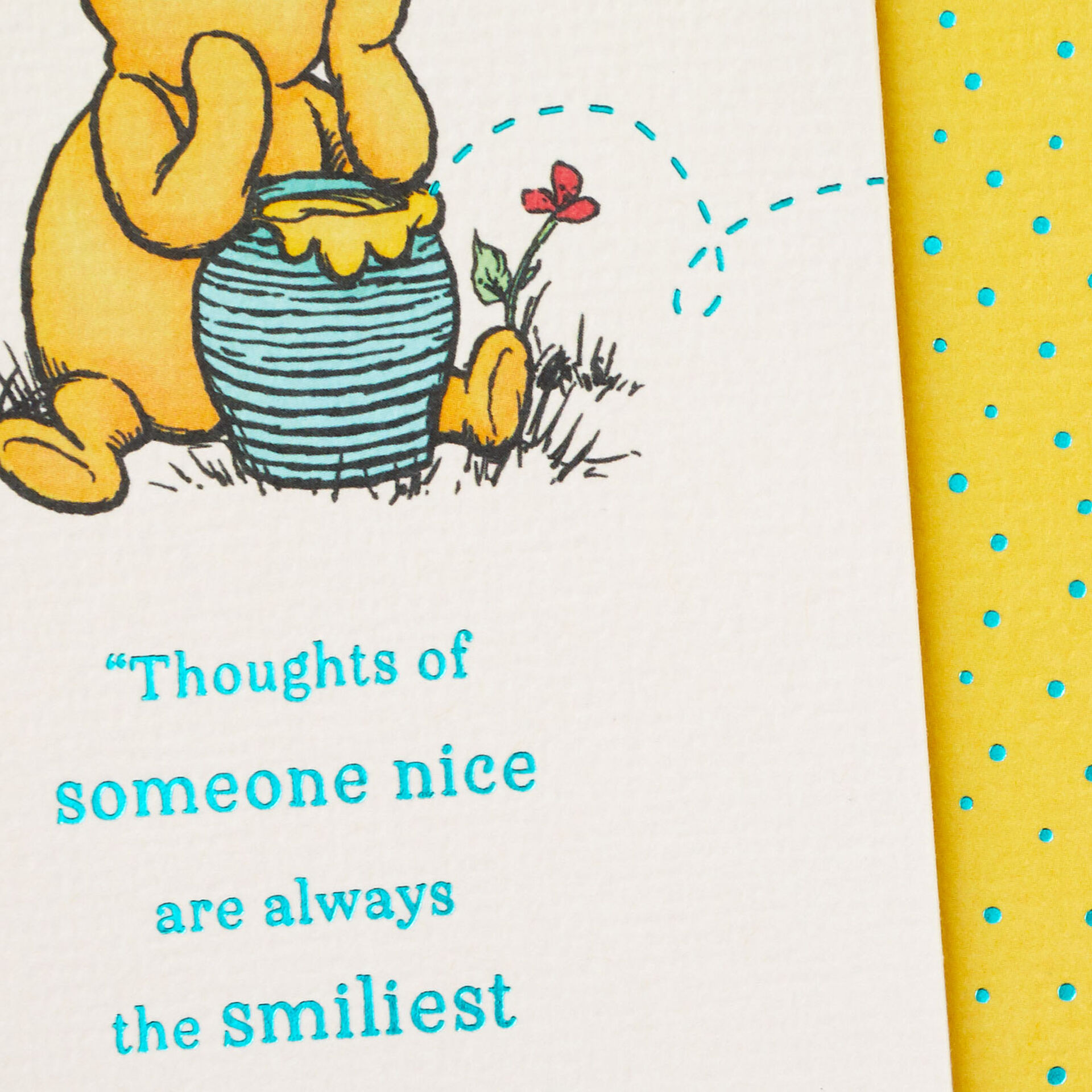Disney Winnie the Pooh Someone Nice Thinking of You Card  Greeting