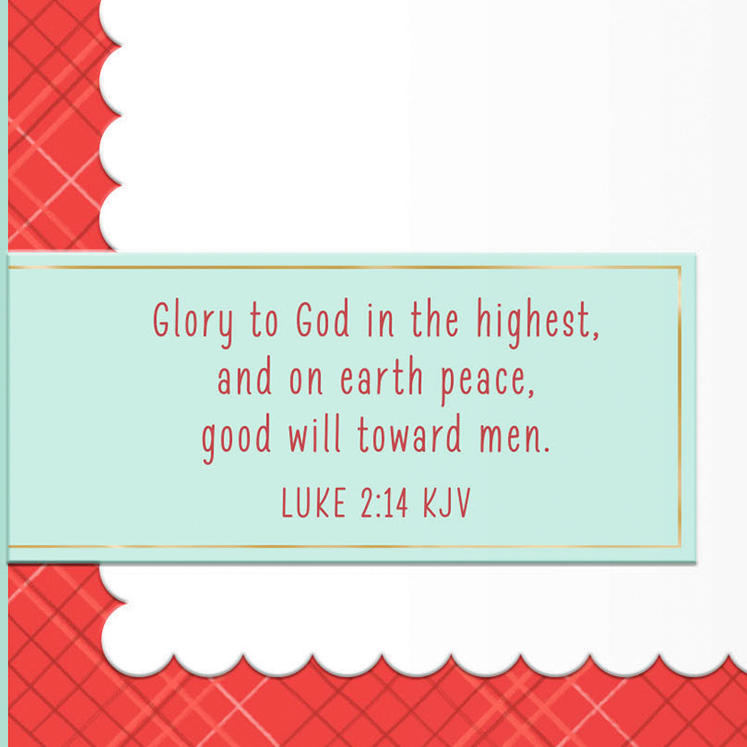 Botanicals on Green Christmas Card for Grandma scripture image number 3