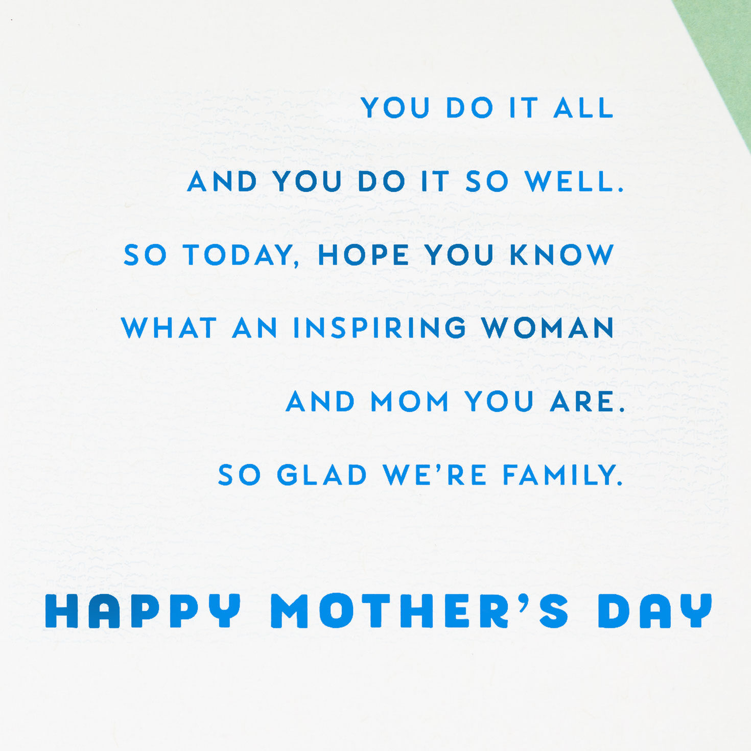 So Glad We're Family Mother's Day Card for Sister-in-Law, , large image number 2