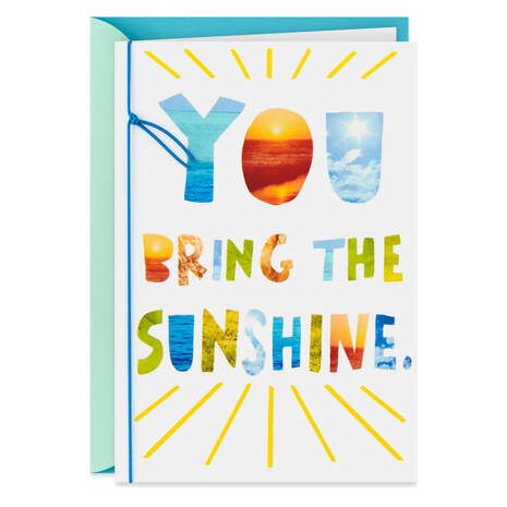 You Bring the Sunshine Friendship Card, , large