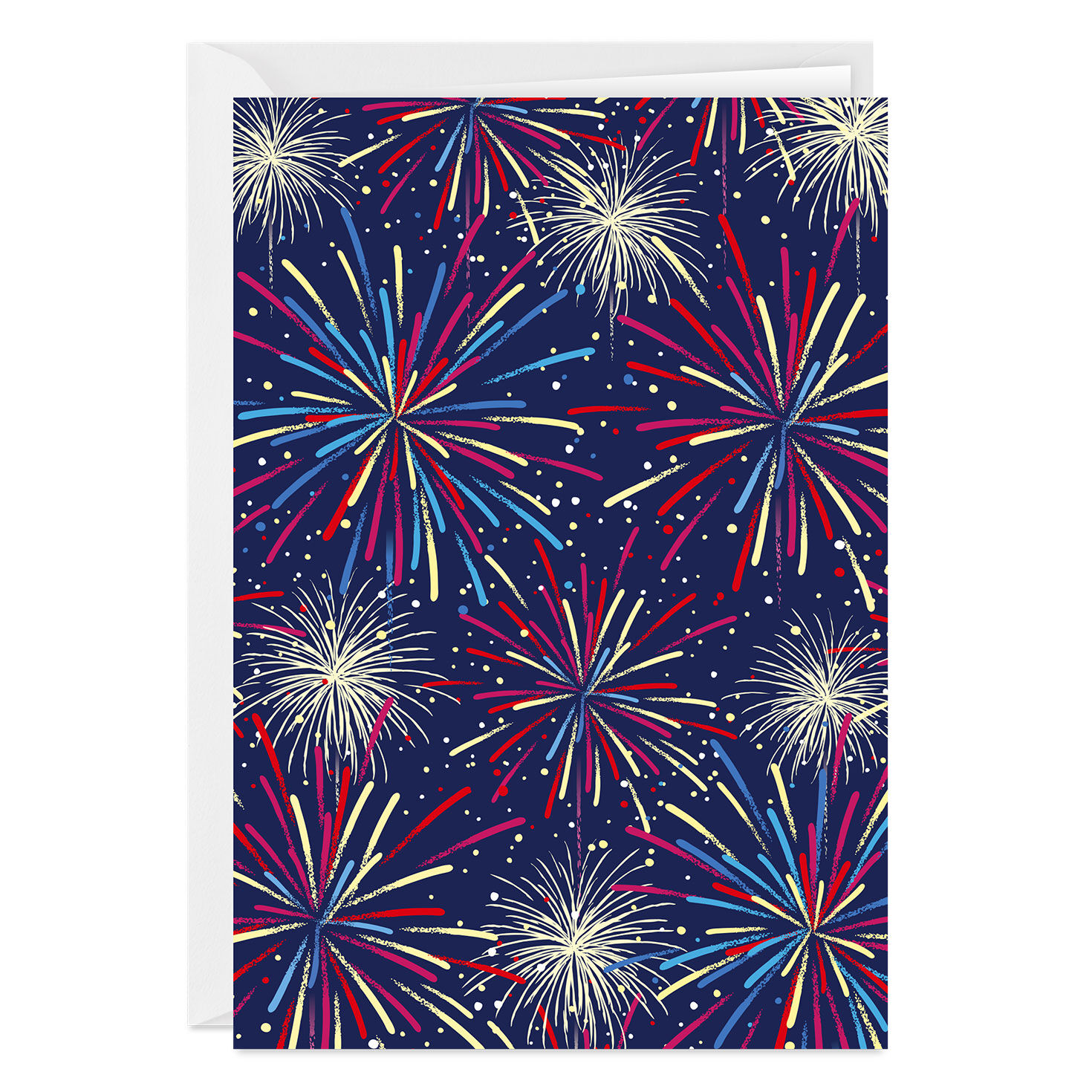 Fireworks Custom Celebration Card
