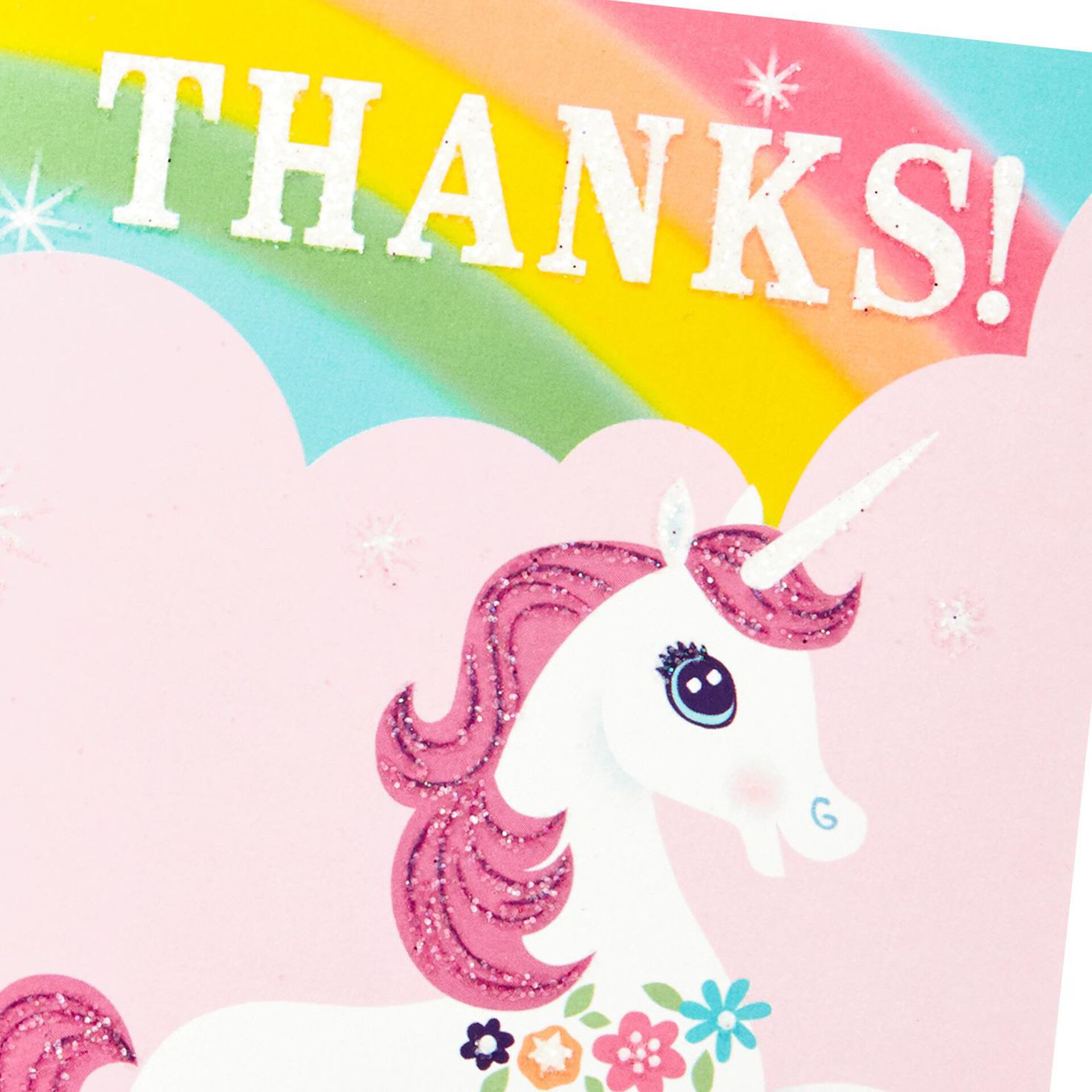 Glittery Unicorn Blank Thank You Notes Pack Of 10 Note Cards Hallmark