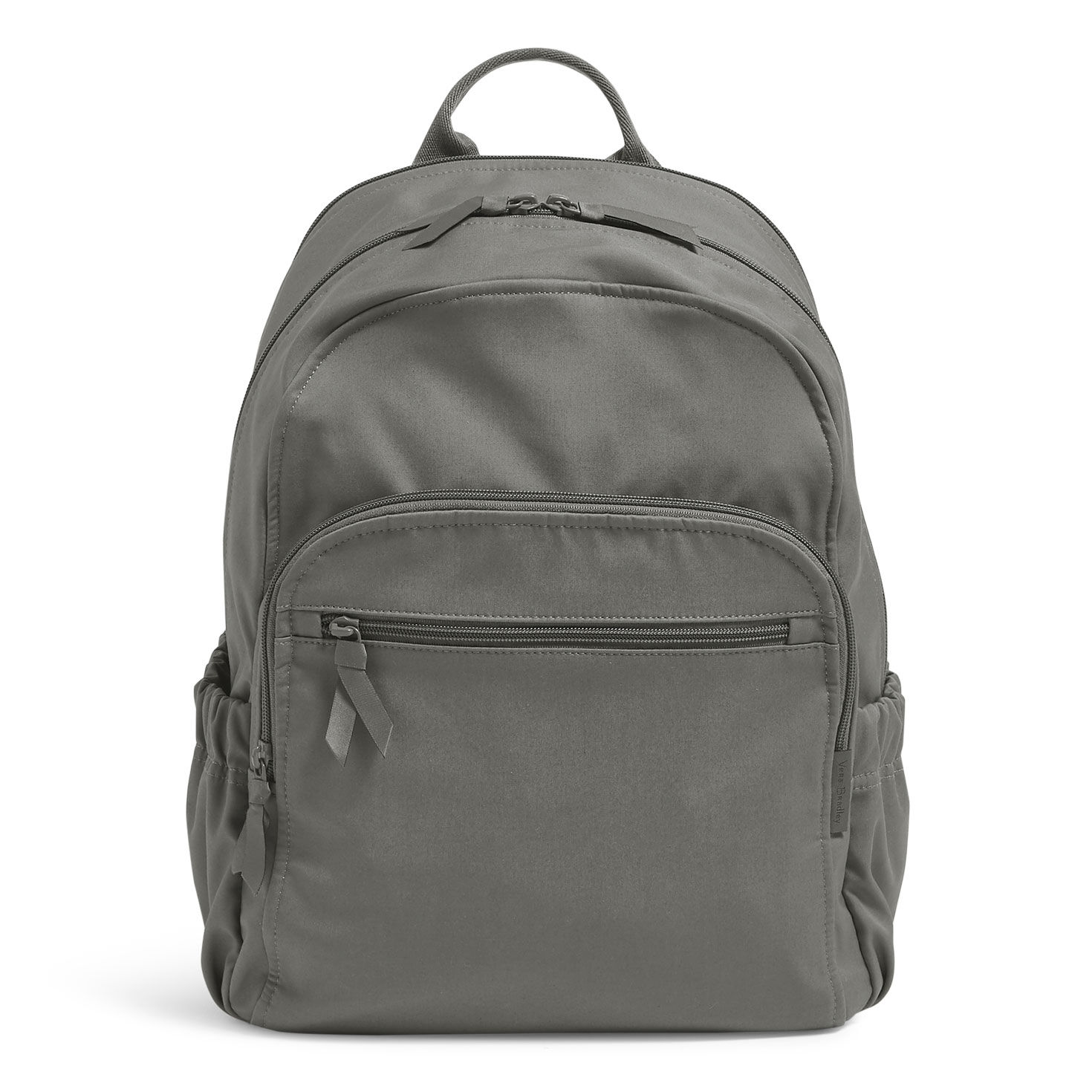 Vera Bradley Campus Backpack, Galaxy Gray-Recycled Cotton