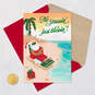Good Vibes Santa on the Beach Christmas Card, , large image number 5