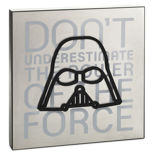 Star Wars™ Darth Vader™ Power of the Force Wood Quote Sign, 10.5x10.5, 