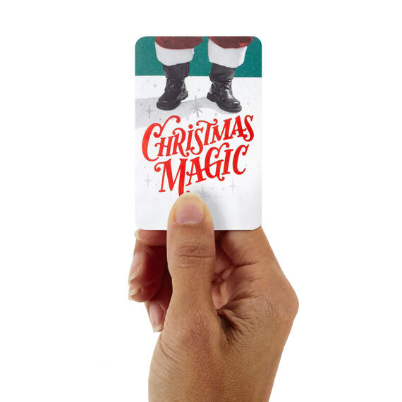 3.25" Mini Magic Everywhere You Look Christmas Card
