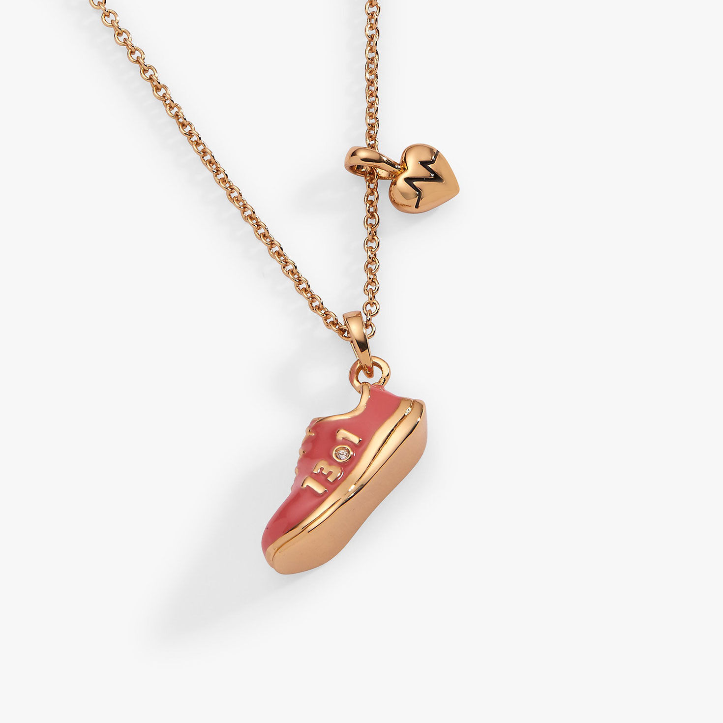Alex And Ani Runner 13.1 Half-Marathon Necklace upclose view image number 3