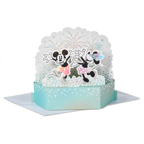 Disney 100 Years of Wonder You're Magical Musical 3D Pop-Up Card With Light