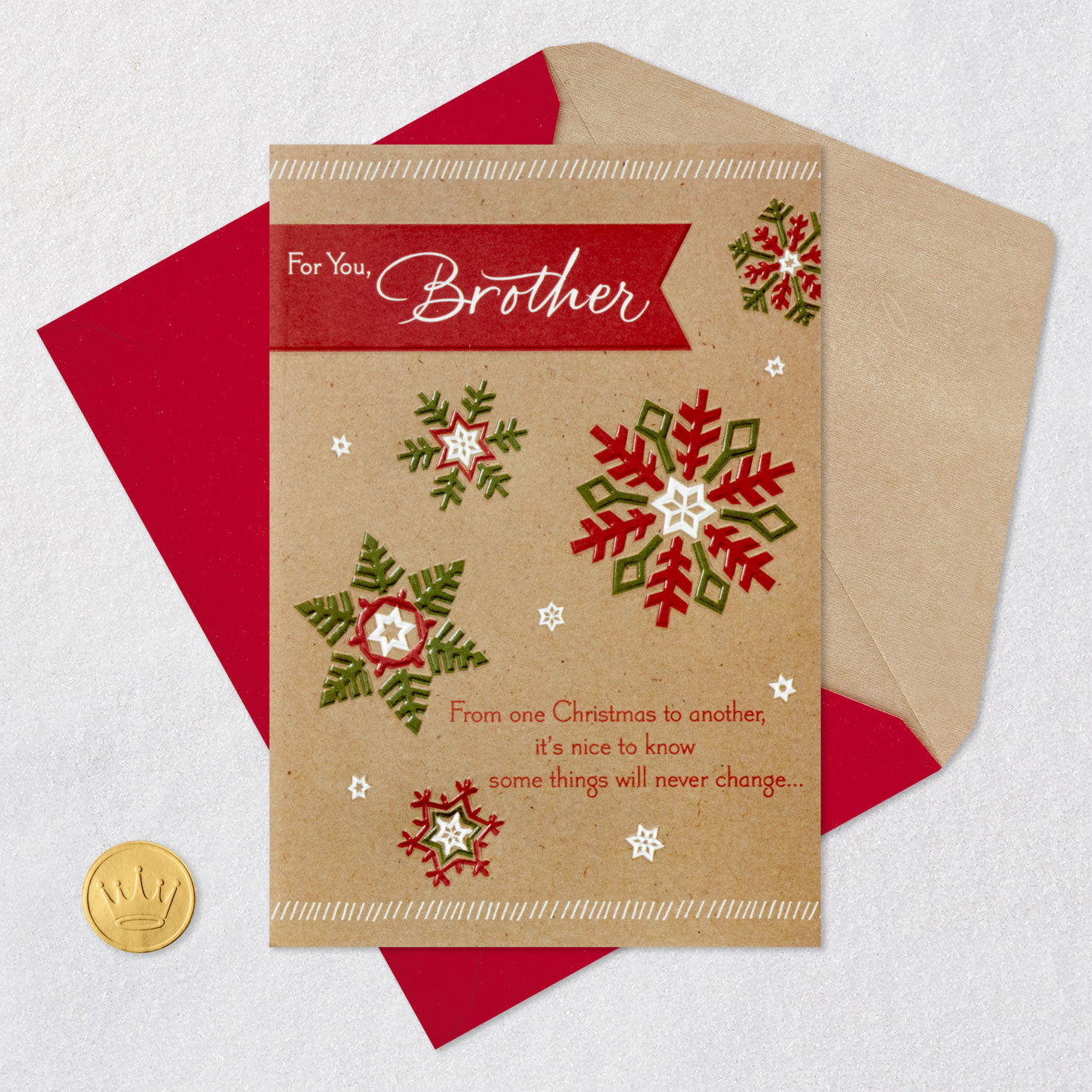 You're Always Loved Christmas Card for Brother, , large image number 5