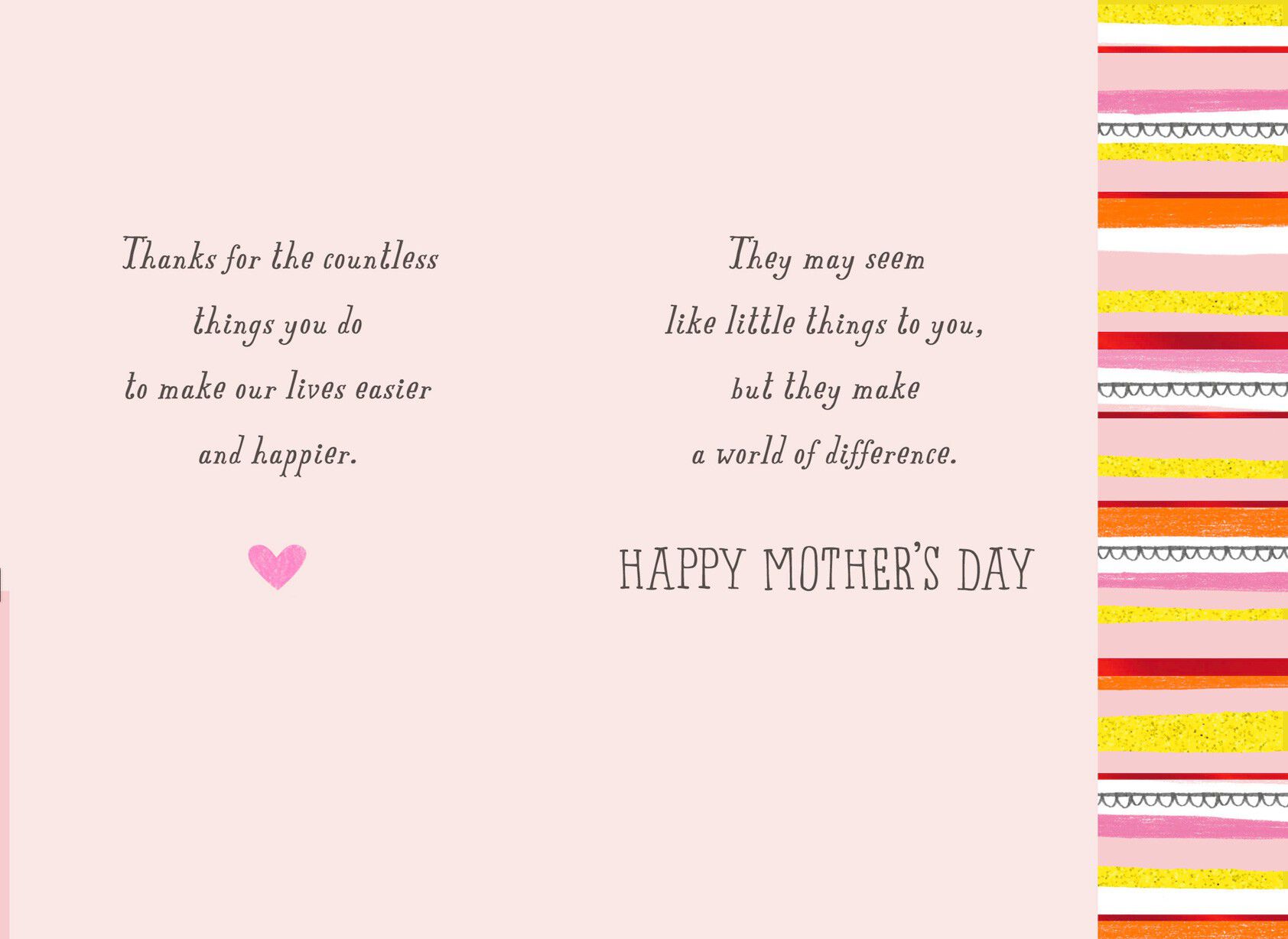 Thank-You Bouquet Mother's Day Card from Us