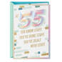 Celebrate and Strut Your Stuff 55th Birthday Card, , large image number 1