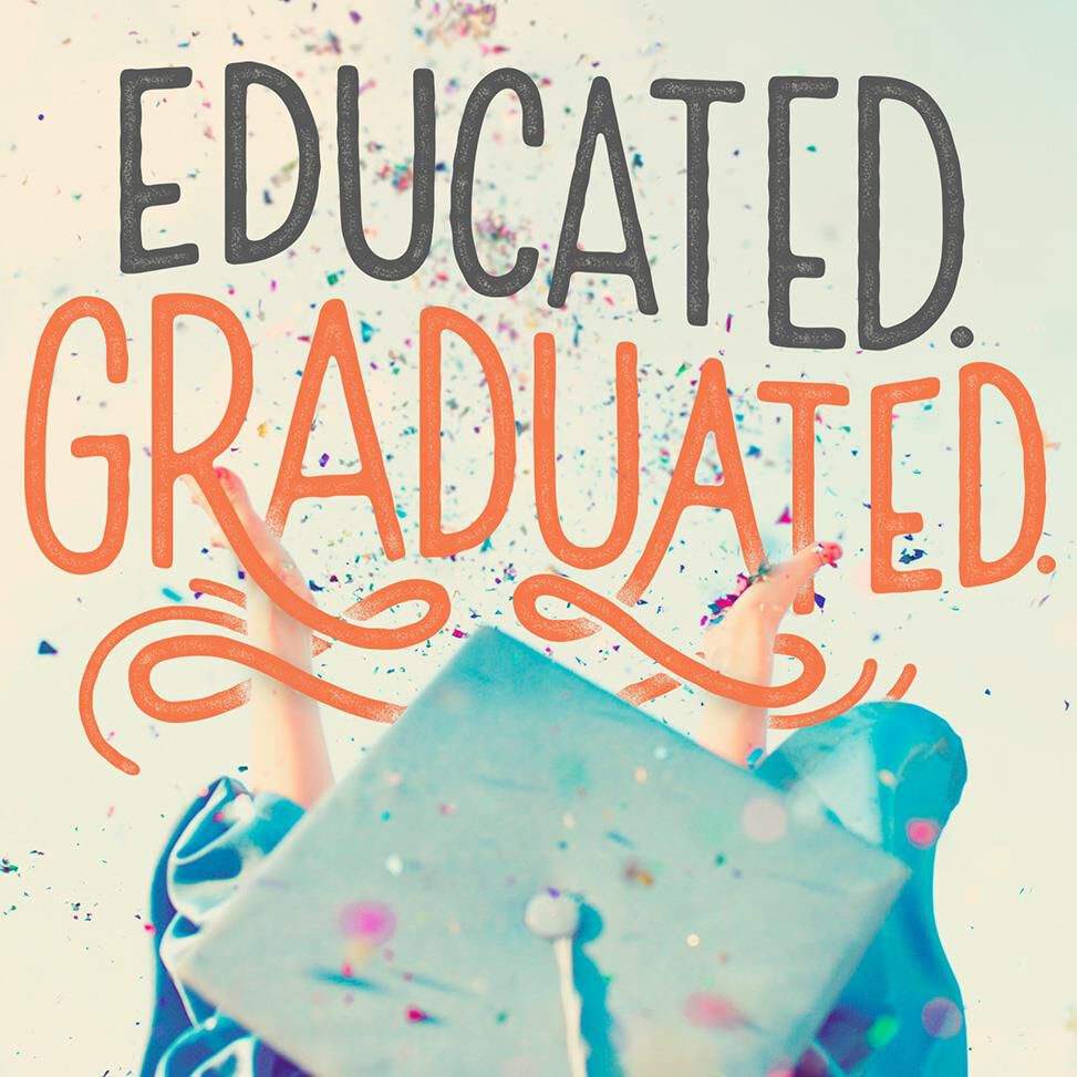Educated. Graduated. Celebrated Musical Graduation Card