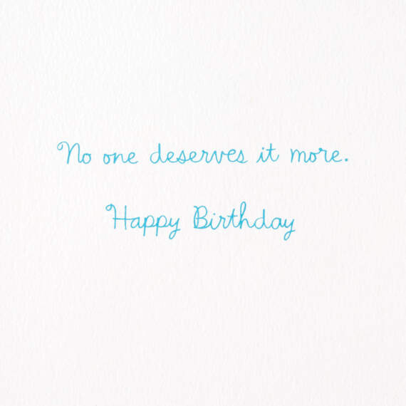 You Deserve a Sweet Day Birthday Card for Her, , large image number 2