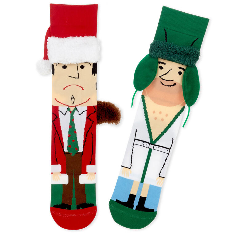 National Lampoon's Christmas Vacation™ Clark and Eddie Novelty Socks, 2 Pair