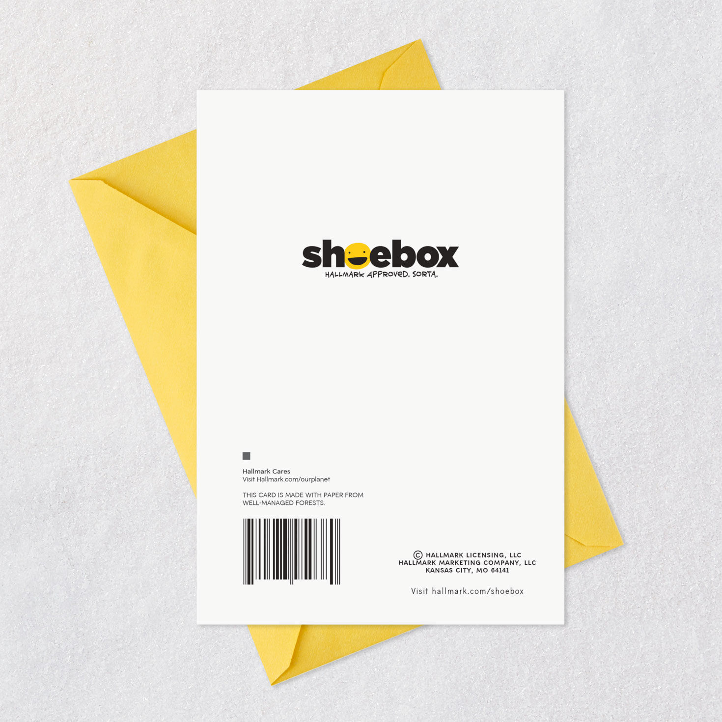 Old Couple Sitting on Sofa Funny Anniversary Card Card Back with Envelope image number 7