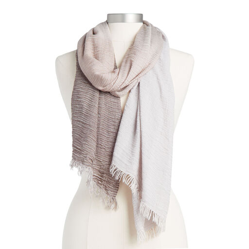 Demdaco Taupe Ombré Our Bond Mother's Scarf, 