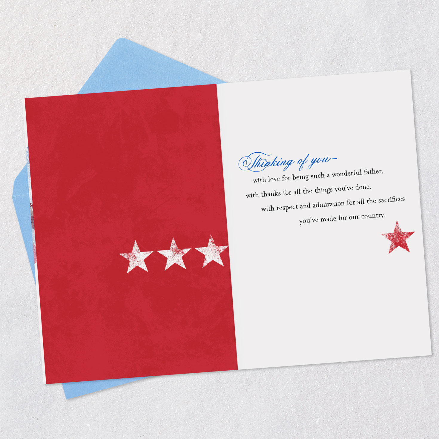 American Flag We Salute You Veterans Day Card for Dad for only USD 2.99 | Hallmark