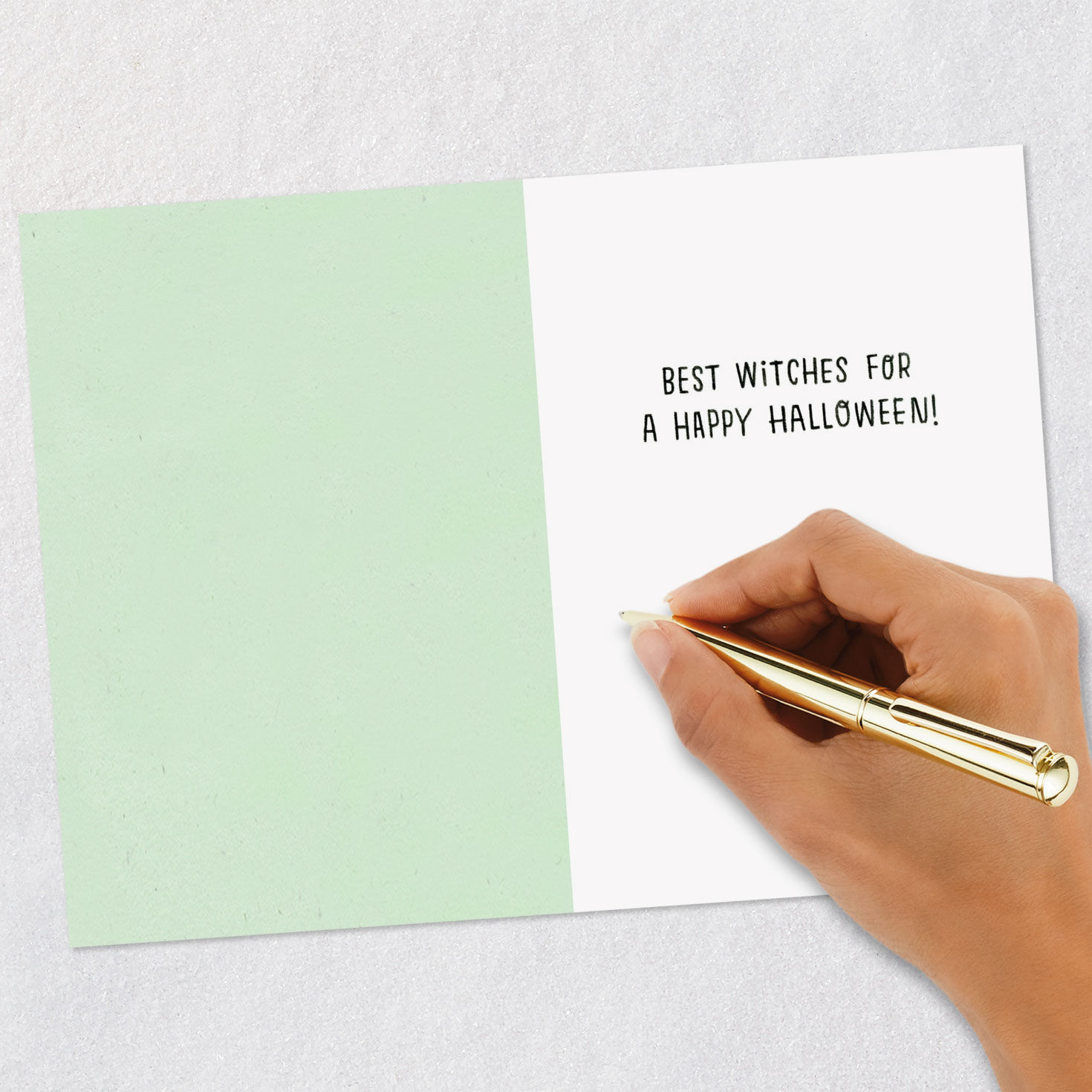 Best Witches Podium Funny Halloween Card Signing card image number 6