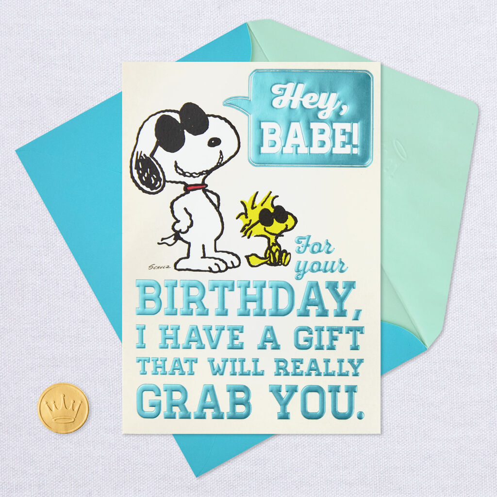 Peanuts Joe Cool Snoopy Pop Up Birthday Card Greeting Cards