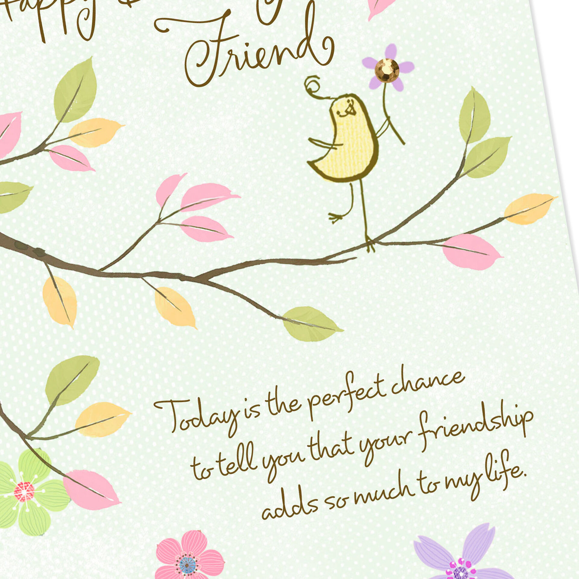Thankful Friend Birthday Wishes Card Greeting Cards Hallmark