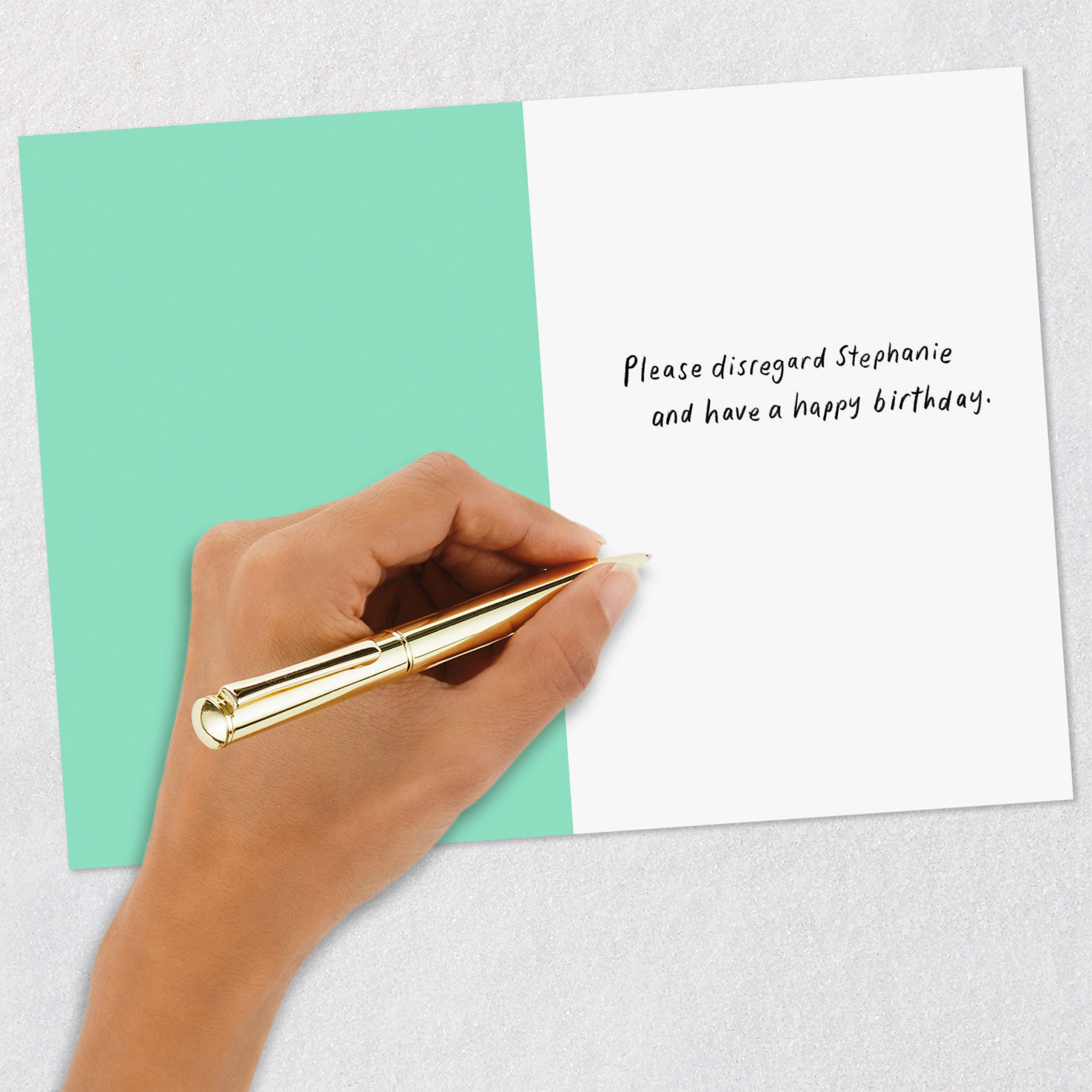 Retro Photo with Signs Funny Birthday Card signing card image number 6