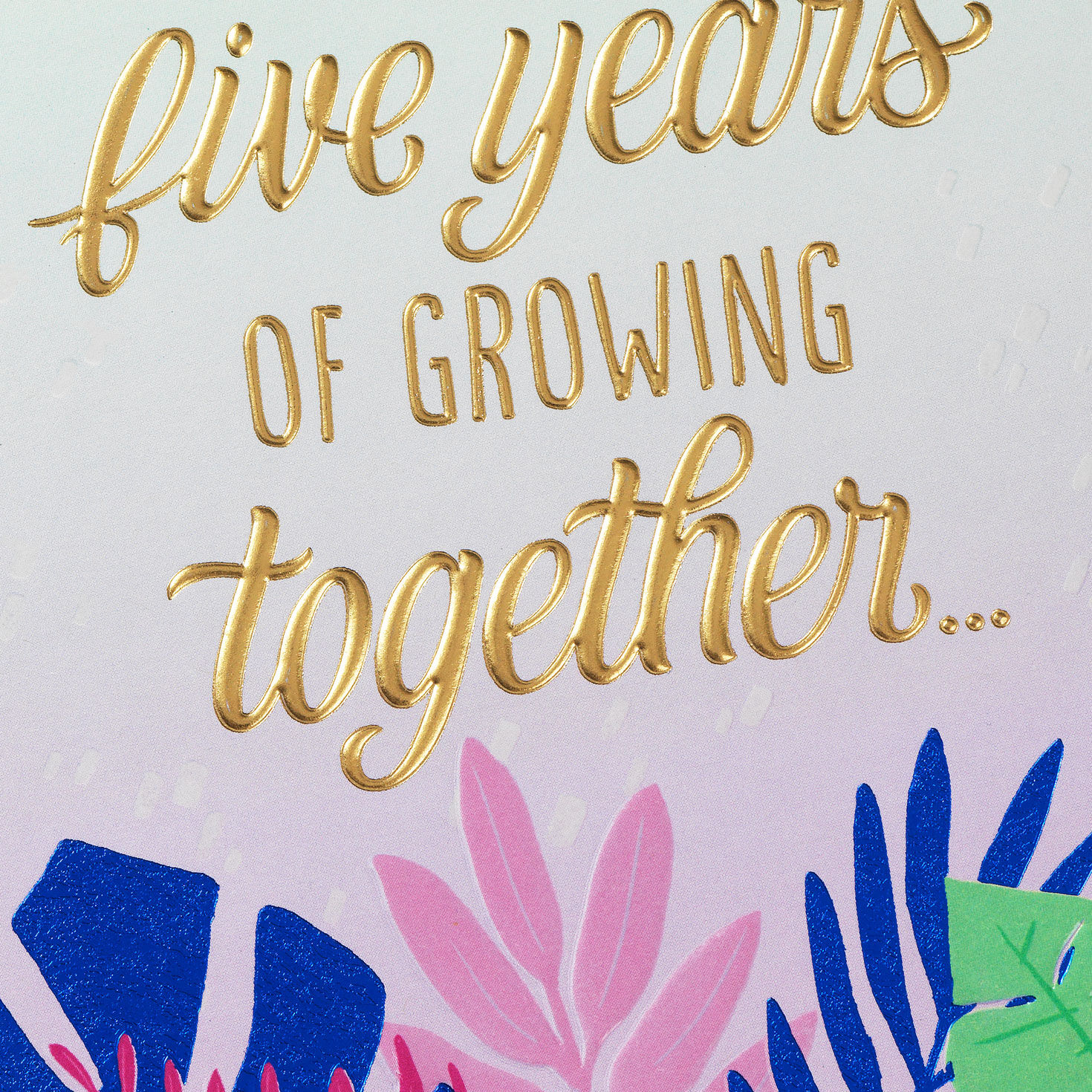 Let's Celebrate Us 5th Anniversary Card for only USD 4.99 | Hallmark