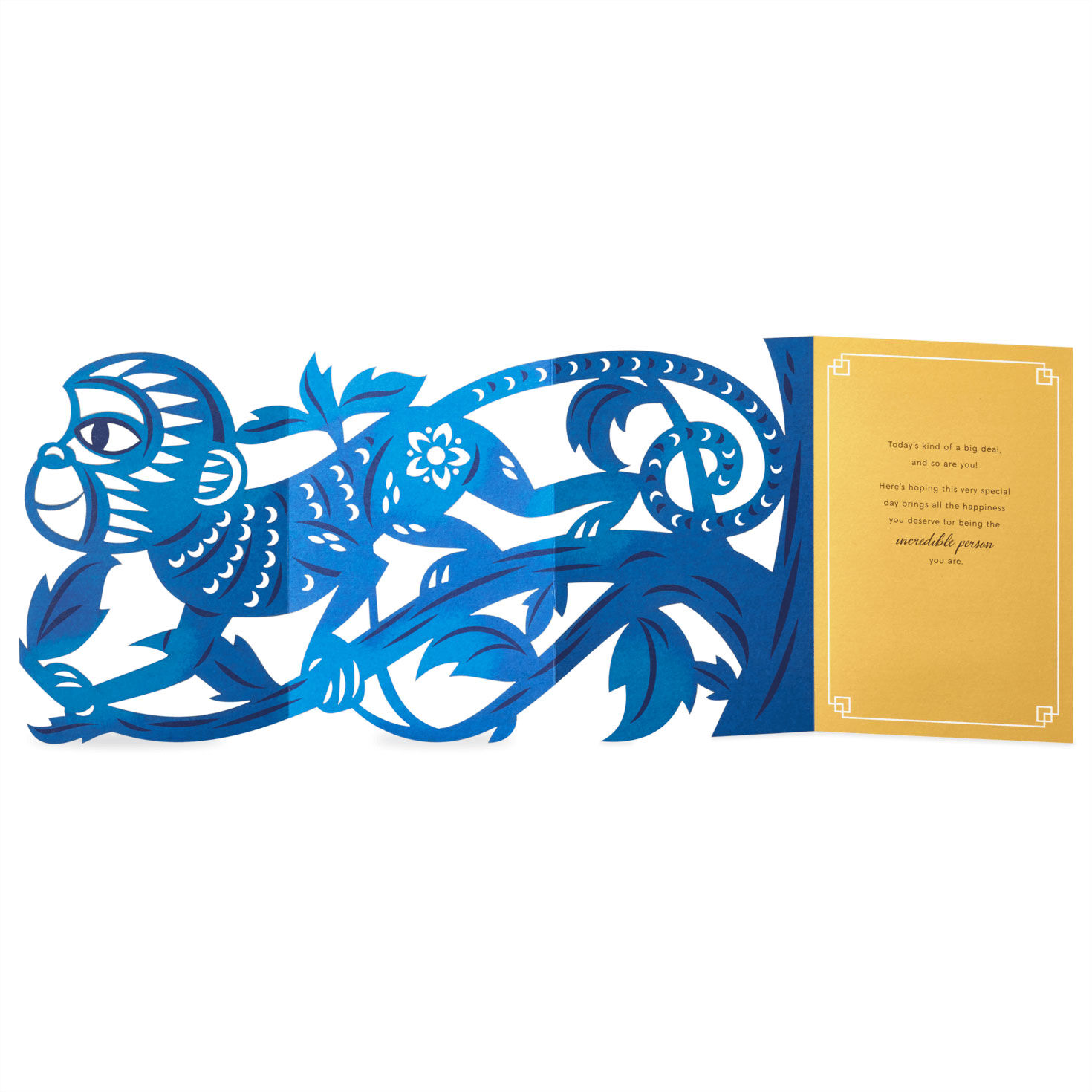 All the Happiness You Deserve Year of the Monkey Birthday Card for only USD 6.99 | Hallmark