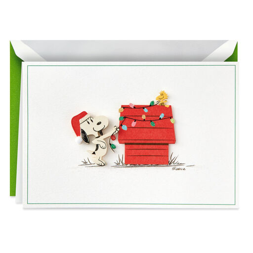 Peanuts® Snoopy and Woodstock Boxed Christmas Cards, Pack of 10, 