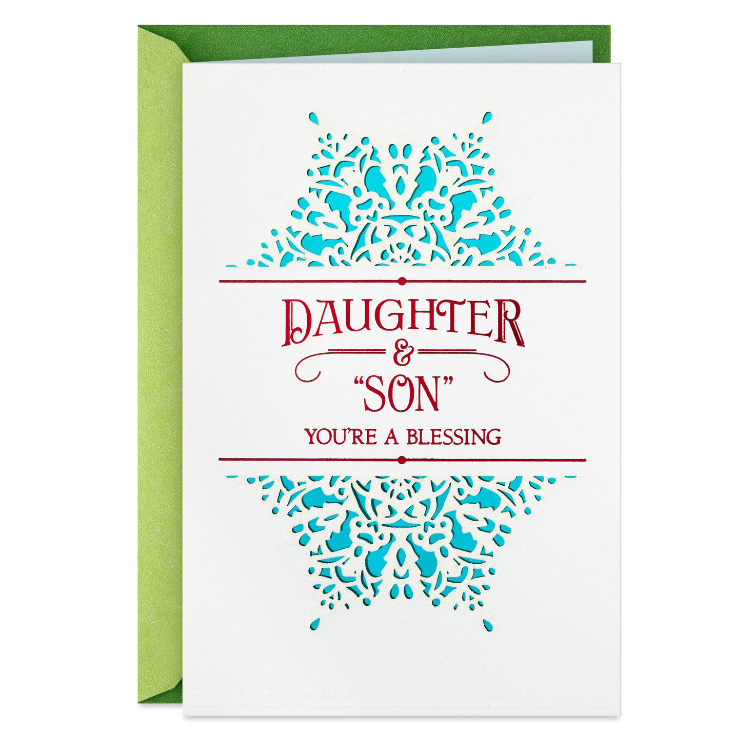 You're a Blessing Christmas Card for Daughter and Son-in-Law for only USD 7.59 | Hallmark