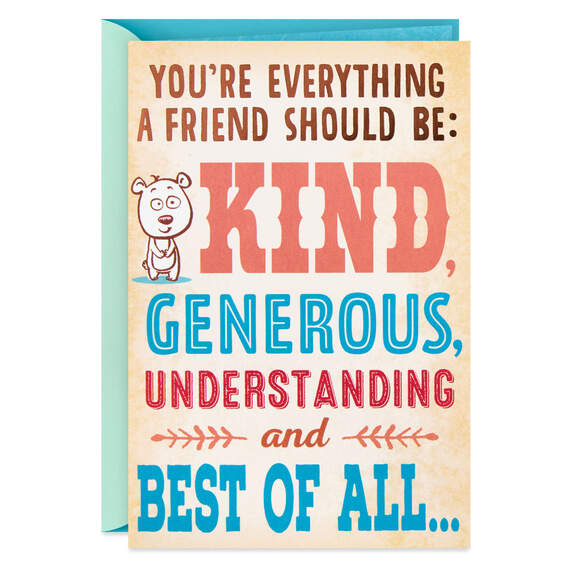 Fun Compliments Pop Up Friendship Card, , large image number 1