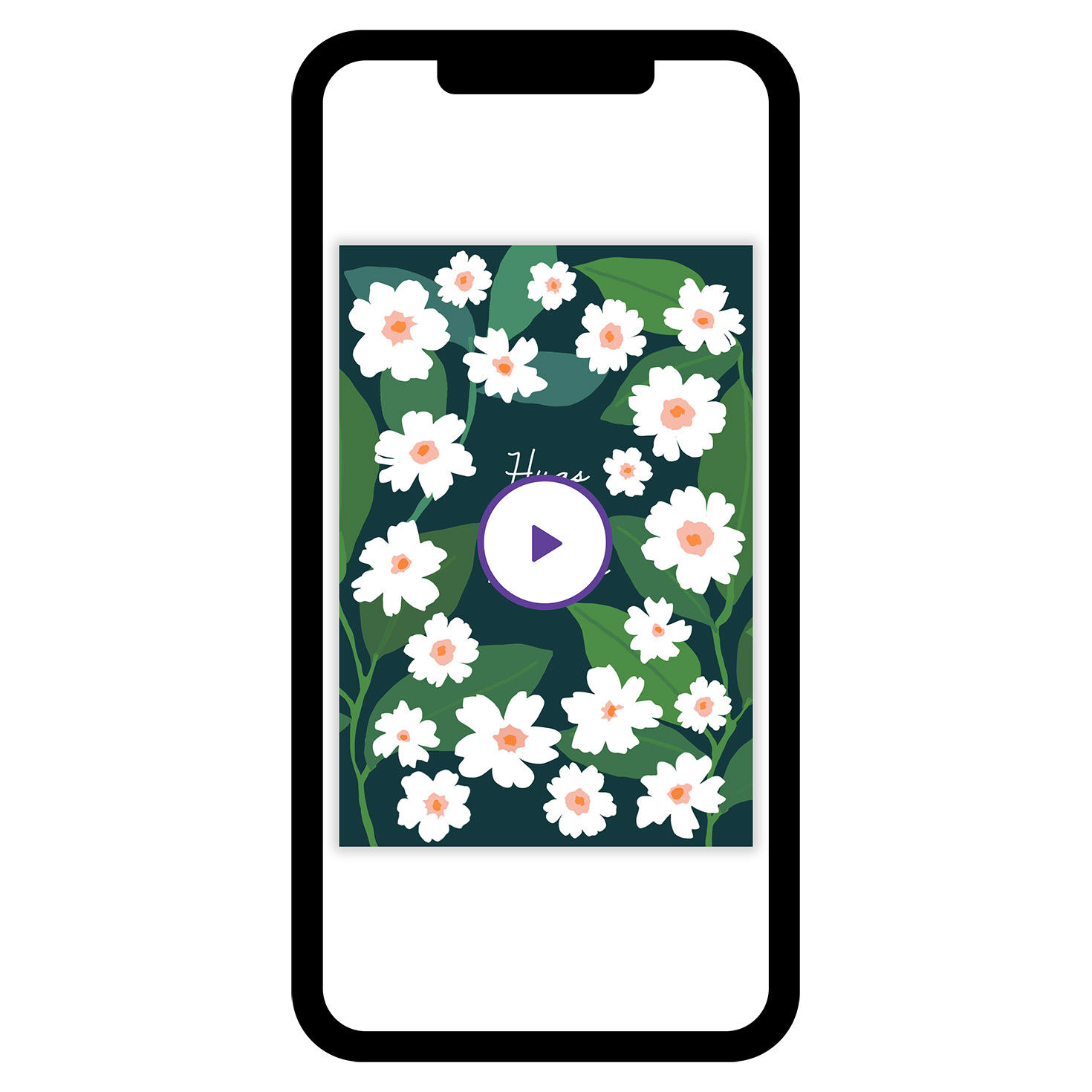 Hugs and Prayers Daisies eCard