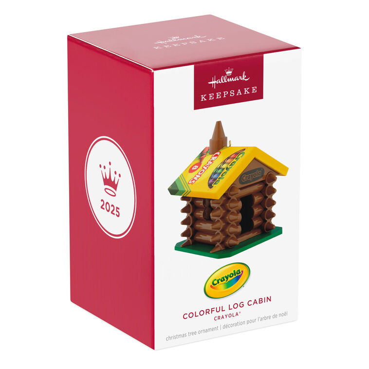 Crayola Log Cabin Keepsake Ornament package front image number 7
