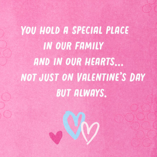 Special Place in Our Hearts Valentine's Day Card for Granddaughter, 