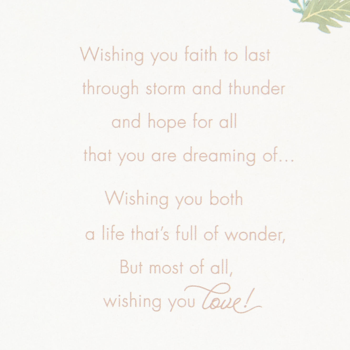 Rings and Flowers Wedding Card  image number 3