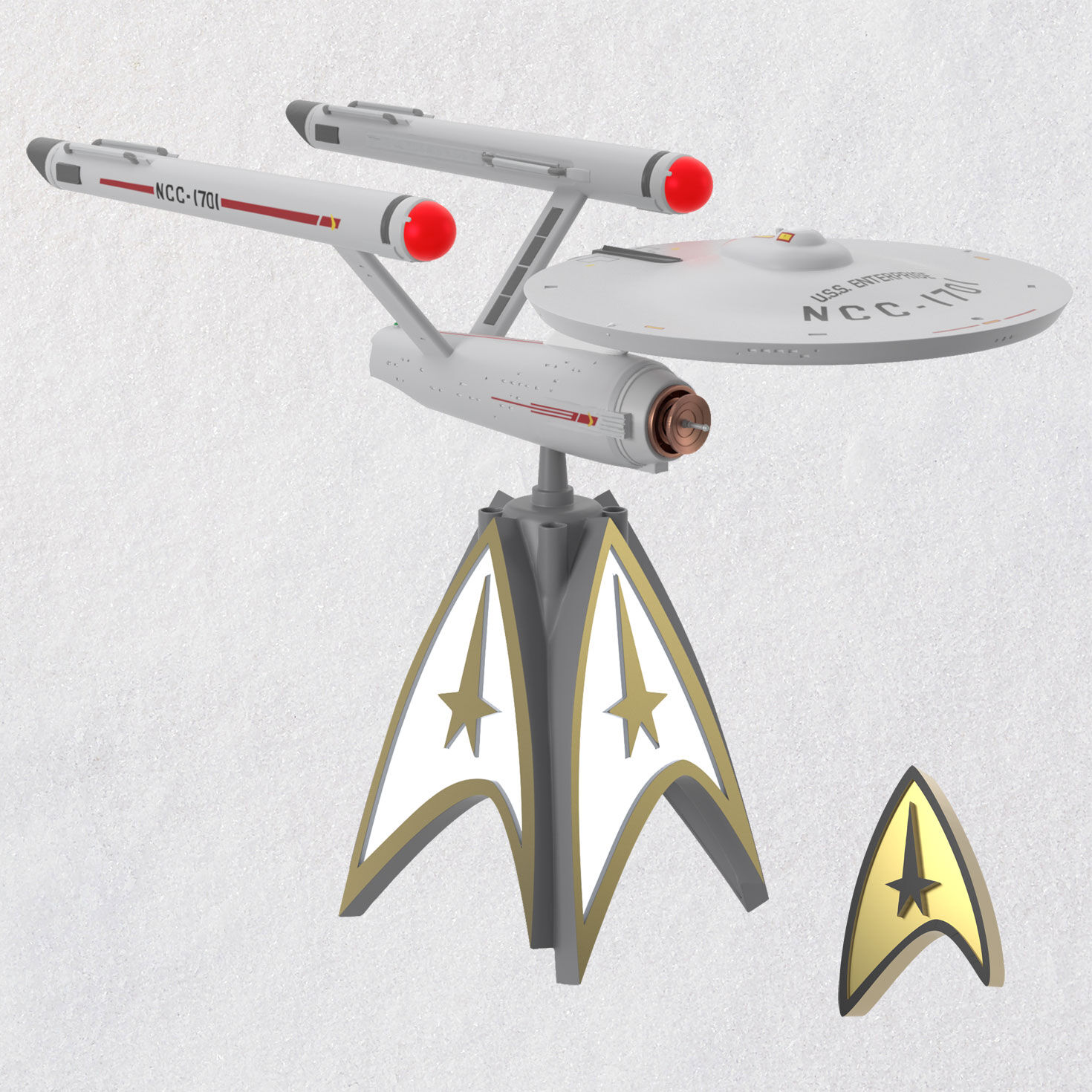 Star Trek™ U.S.S. Enterprise™ Musical Tree Topper With Light - Keepsake  Ornaments - Hallmark