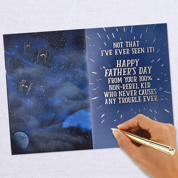 Star Wars™ Darth Vader™ The Look Funny Father's Day Card for Dad, , large image number 6