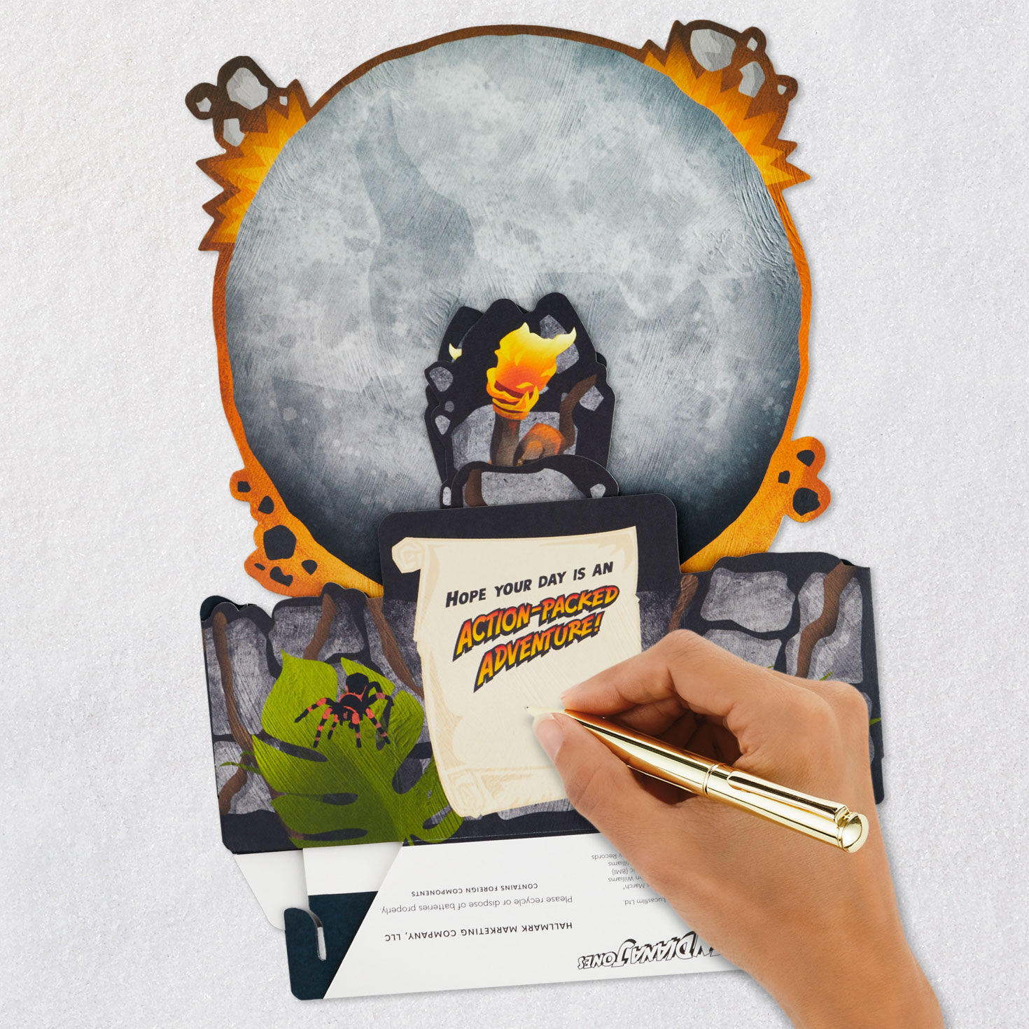 Indiana Jones™ Adventure Awaits Today Musical 3D Pop-Up Card With Light for only USD 10.99 | Hallmark