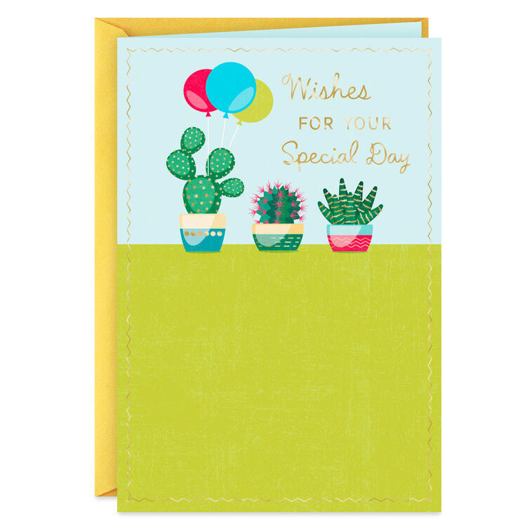 Wishes for Your Special Day Birthday Card