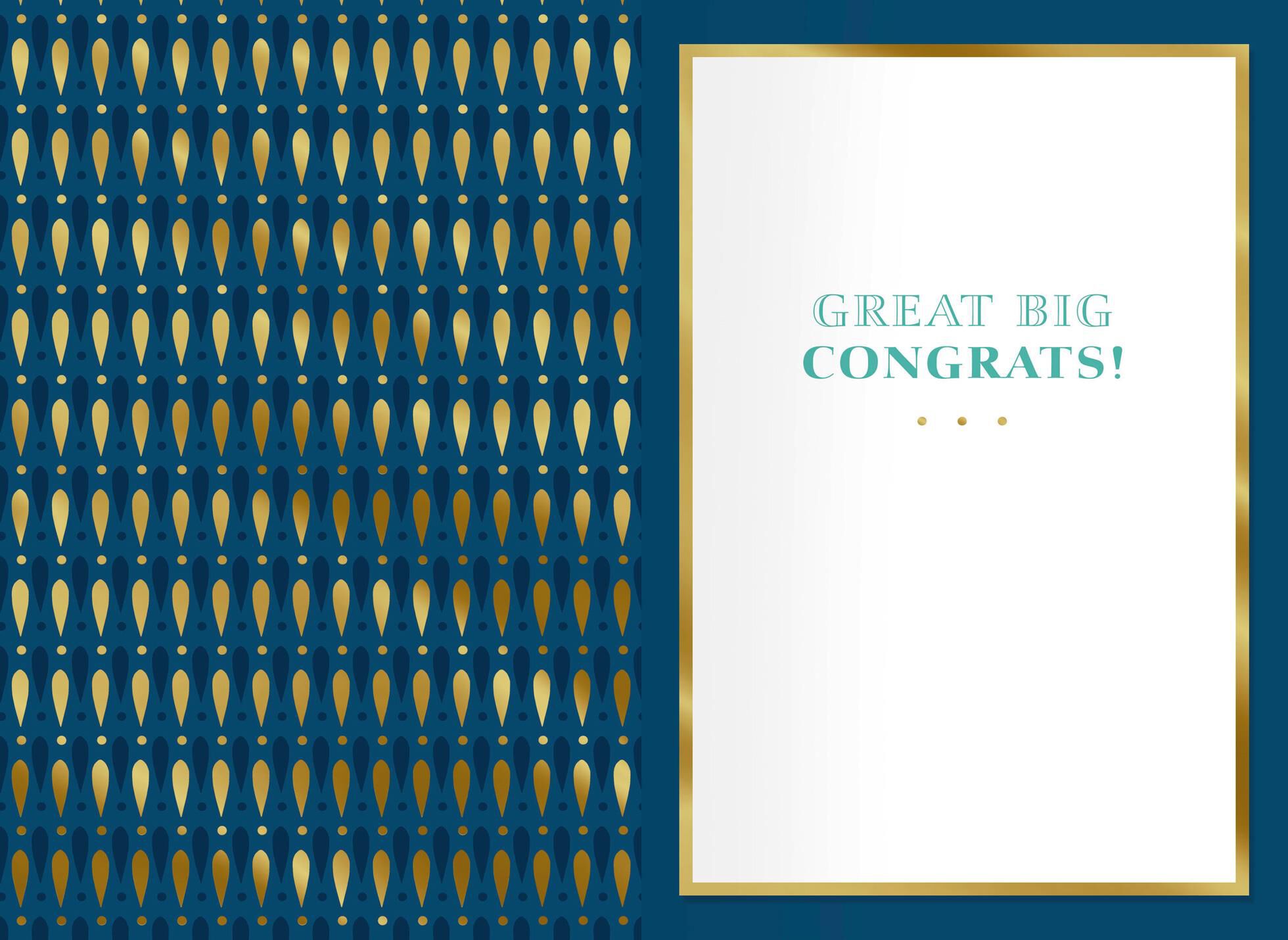Mazel Tov Exclamation Point Bar/Bat Mitzvah Card