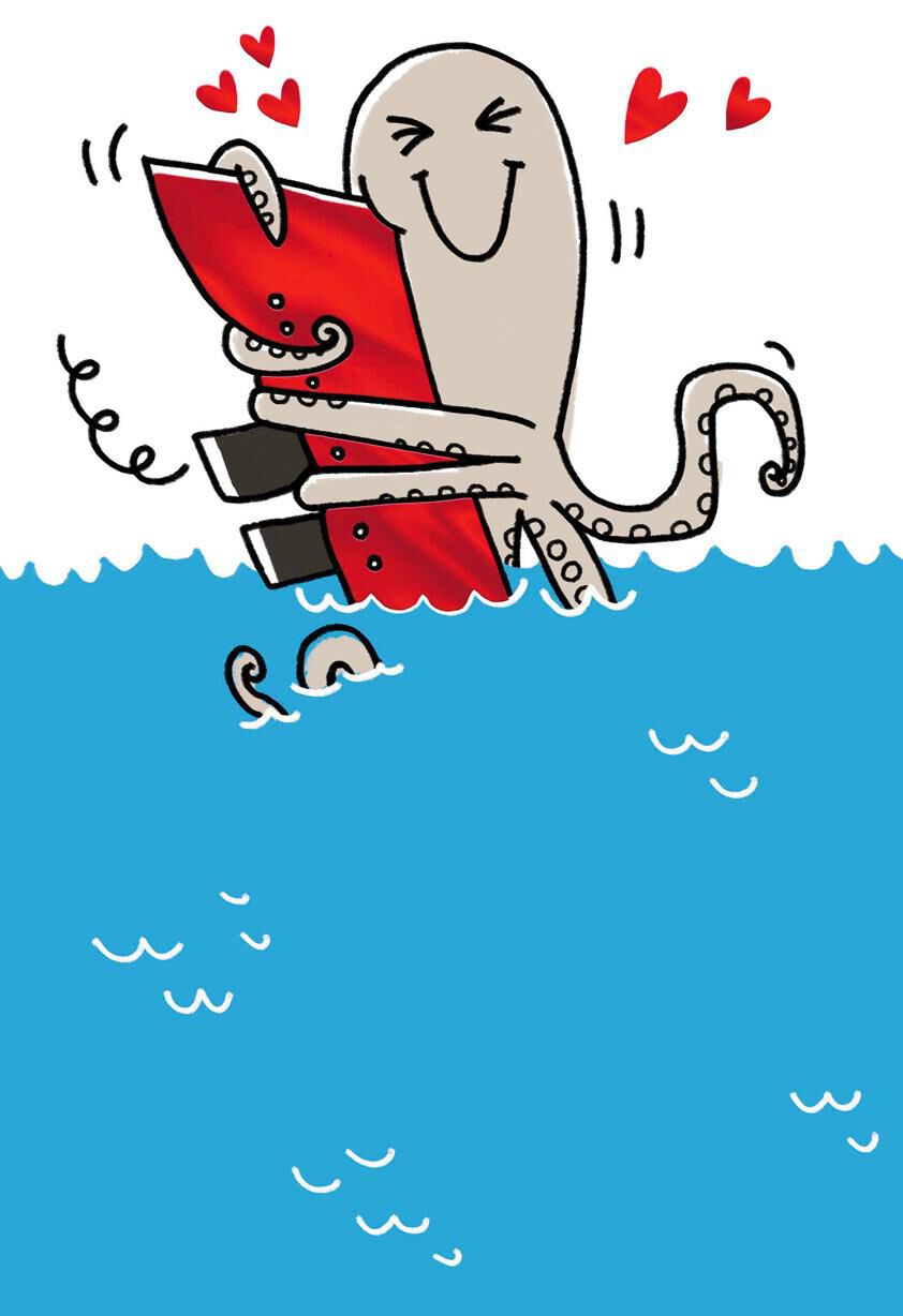 Whole Yacht Funny Love Card