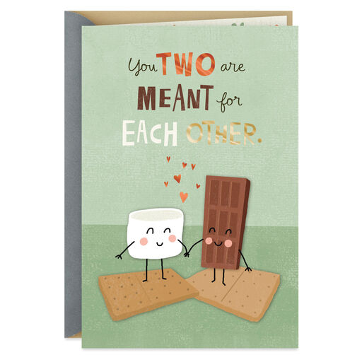 You Are the Perfect Pair S'mores Anniversary Card, 